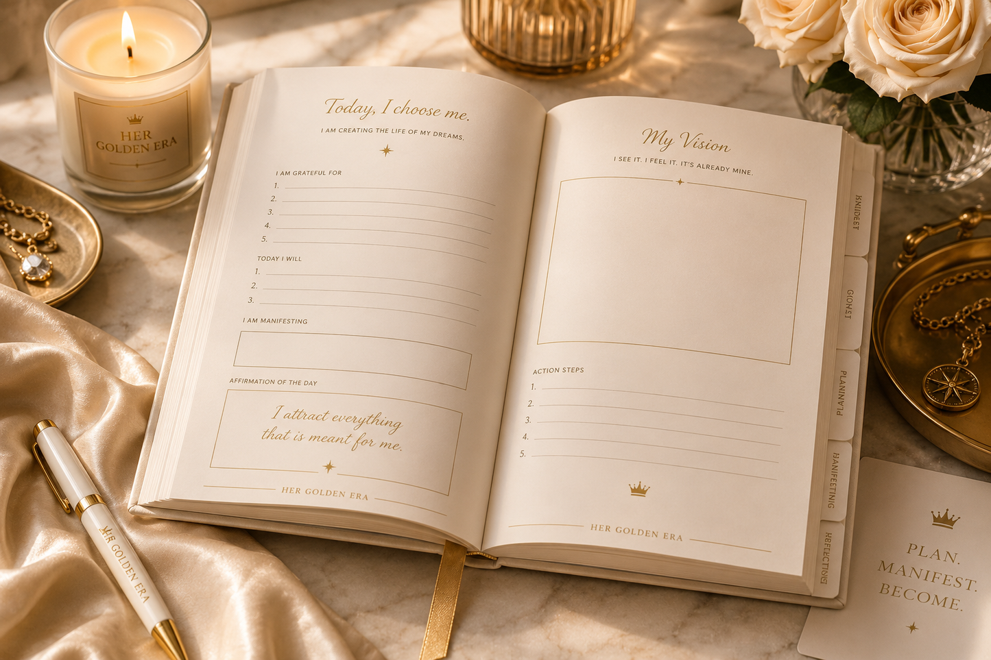 Her Golden Era Manifestation Workbook